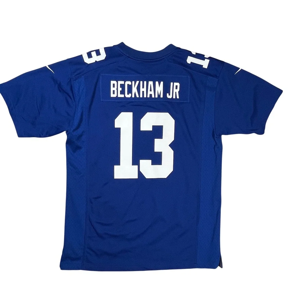New York NY Giants Nike Football Jersey Youth XL Blue Odell Beckham Jr On Field